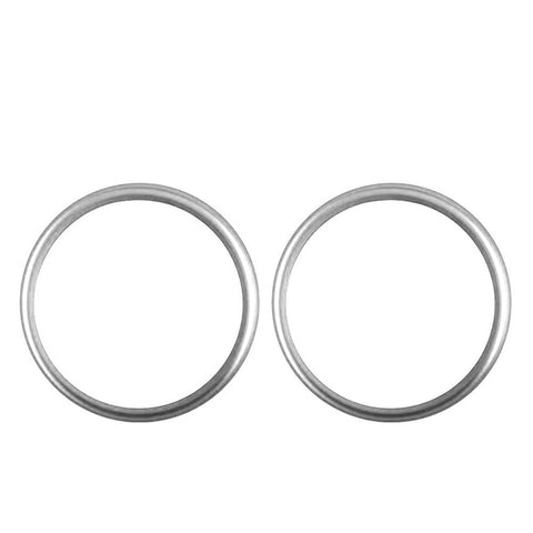 Silver AC Air Outlet Ring Decor Cover For Toyota 86 2012-2018 Subaru BRZ 2013-21