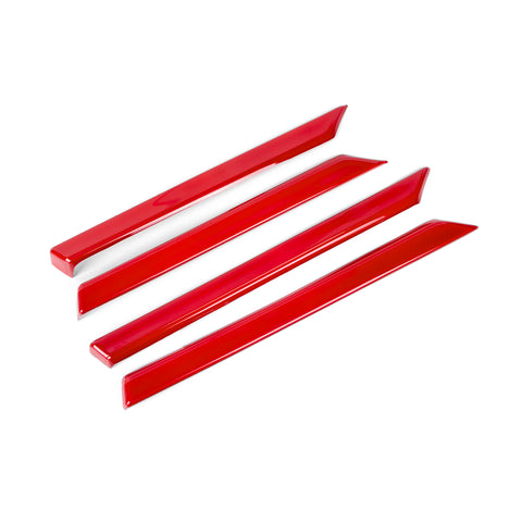 Sport Racing Style Red Door Strip Cover Decal For Honda Civic 10th Gen 2016-2021