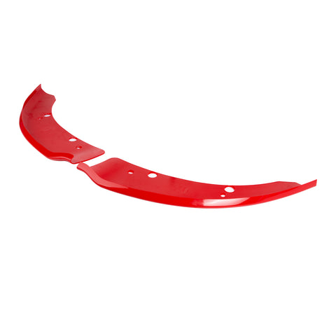 2PCS Exterior Front Bumper Lip Splitter Spoilers Protector Bumper Corner Edge Guard Cover Trim Accessories Compatible With Dodge Charger SRT Hellcat/SRT 392/Scat Pack/RT Scat Pack 2015-2021, Red