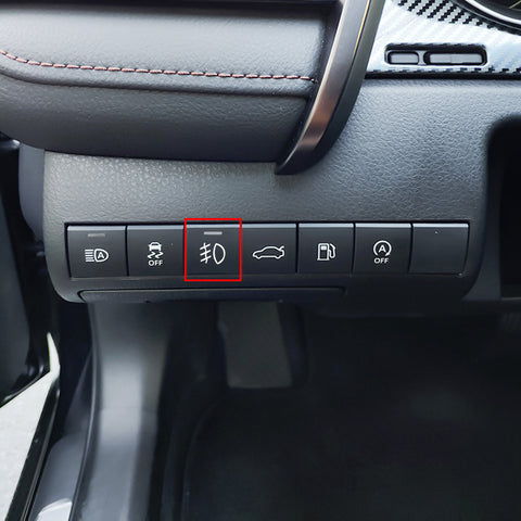 Factory Style 4-Pole 12V Push Button Switch w/ LED Indicator Lights Compatible With Fog Lights Direct Fit Toyota Camry Corolla (Size: 22.8 x 22.5 mm)