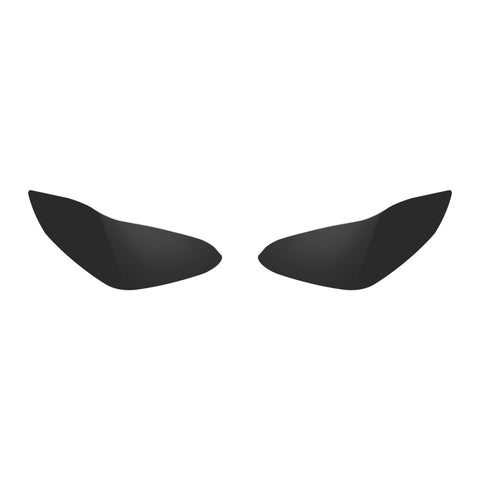 2Pcs PVC Sporty Race Style Front Headlight Tint Film For Tesla Model 3 2017-22