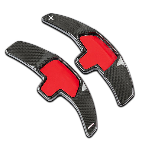 One Set Real Pure Carbon Fiber 3D Steering Wheel DSG Paddle Shifter Extension Direct Fit 2015-up Mercedes Benz C E CLA GLA GLC W205 W213 X205 W117 X156