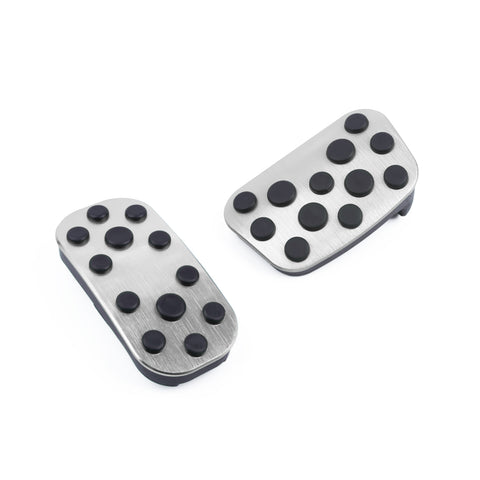 Silver Aluminum Brake and Gas Accelerator Pedal Covers For Toyota Corolla 2020+