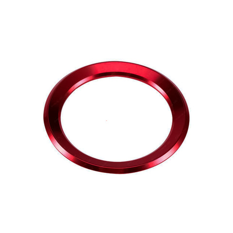 Red Aluminum Steering Wheel Logo Emblem Ring Cover For BMW 1 3 4 5 7 Series