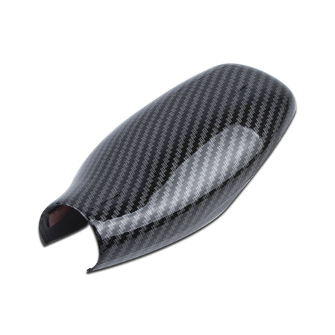 For BMW 3 4 5 7 Series X3 Carbon Fiber Black Gear Shift Knob Shell Cover Trim