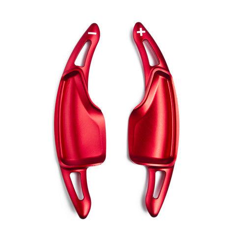 Red Alloy Steering Wheel Extension Paddle Shifter For Chevrolet Corvette Camaro