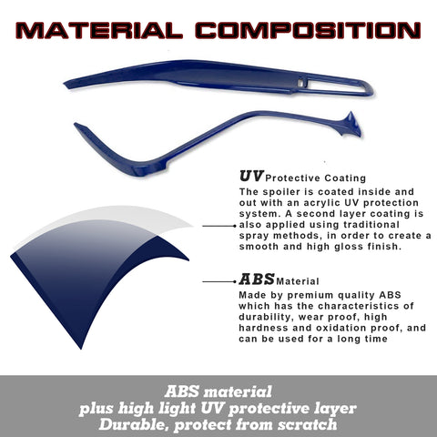 Blue Inner Dashboard Center Strip Panel Cover Trim For Toyota Camry 2018-2024