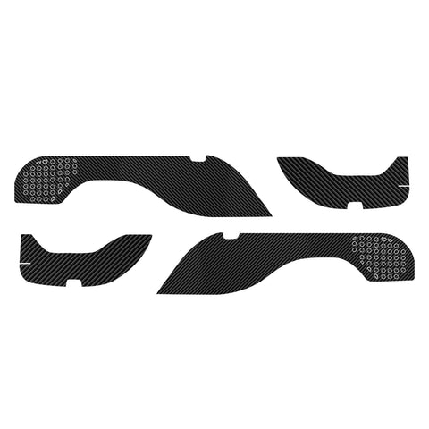 Carbon Fiber Texture Side Door Anti Kick Pad Threshold Guard Stickers Protector Film Trim Decals 4pcs for Honda Accord 10th Gen 2018 2019 2020