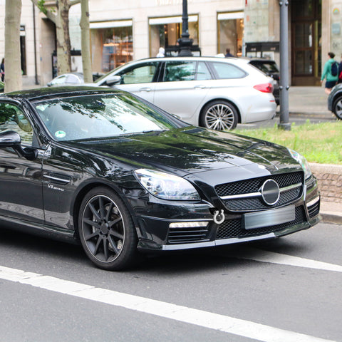 Silver Metal Track Racing Style Aluminum Tow Hook For Mercedes Benz C E S M GLA GLK