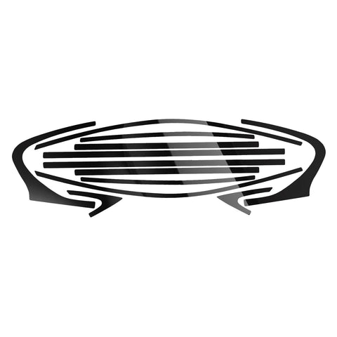 12x Chrome Blackout Delete Window Precut Wrap Cover Decal For Lexus GS350 GS450h