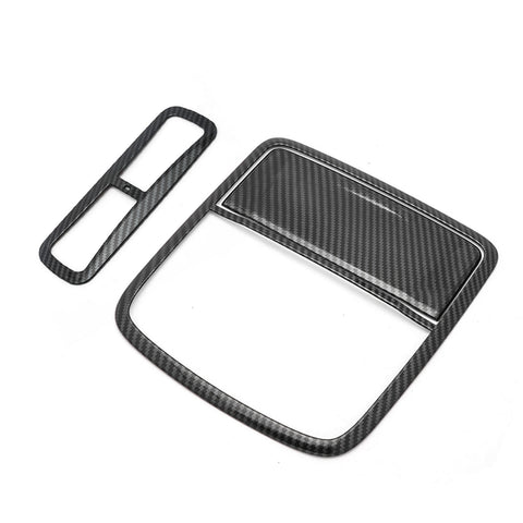 Carbon Fiber Style Front+Rear Reading Light Trim Kit For Honda Accord 2018-2022