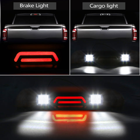 For 2003-09 Dodge Ram 2500 3500 LED Third 3rd Brake Light High Mount Cargo Lamp