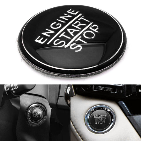 Blue / Black / Red Keyless Engine Push Start Stop Button Cap Trim for Toyota Camry Tacoma Corolla Prius Avalon Yaris