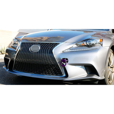 Purple Aluminum Anodized Race Sporty Track Style Tow Hook Exact For Lexus IS RC