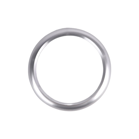Sliver Alloy Console Dashboard Clock Ring Cover For Porsche 911 Macan Panamera