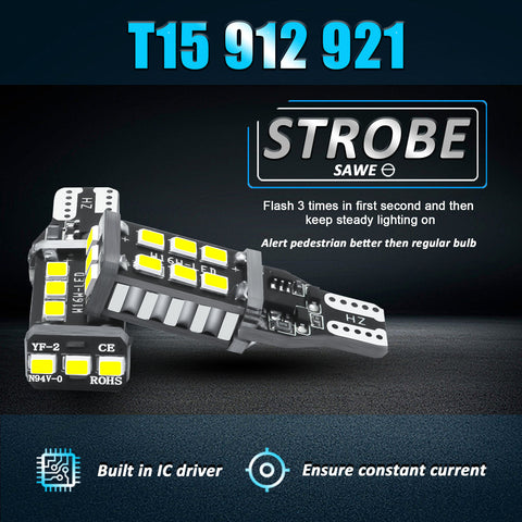 Pkg LED License Plate Strobe Backup High Mount Cargo Light For Ford F150 2009-14