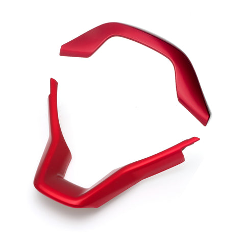 Car Steering Wheel Frame Cover Trim,Compatible with Honda Accord 2018-2022(Red 2pcs)