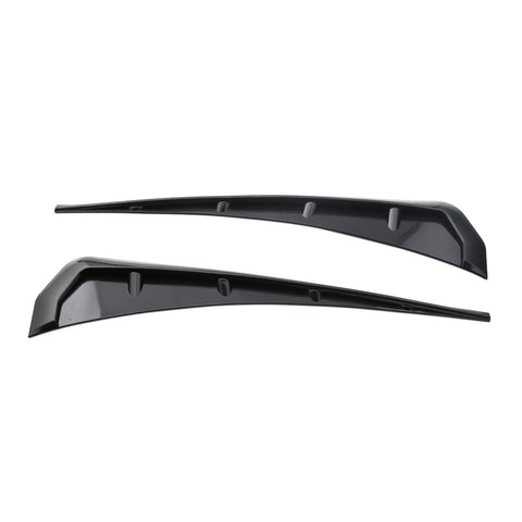 For Honda Civic 2016-2021 Glossy Black Fender Vent Air Wing Overlay Cover Trims