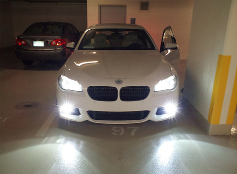 9006 HB4 High Power Fog Driving Light 6000K White COB LED Bulbs Lamp 6000LM