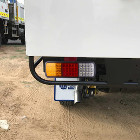 2Pcs 12V Rectangular Rear Tail Light Bar Waterproof Turn Signal Indicatior Stop Brake Reverse Running Taillight Universal For Vehicle Truck Trailer Boat Van RV (75LED, Red/White/Amber )