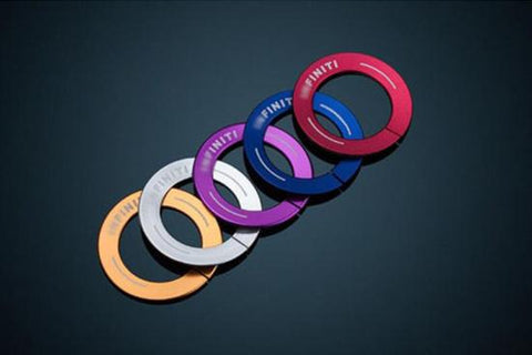 Anodized Alloy Ignition Start Stop Button Cover Ring for Infiniti Q50 Q60 QX60[Red\ Purple\ Gold\ Blue\ Silver]