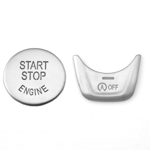 Dashboard Engine Start Stop Push Button ABS Trim Cover Sticker for BMW 5 Series G30 2017-2018