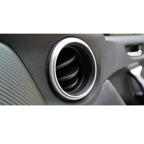 Silver AC Air Outlet Ring Decor Cover For Toyota 86 2012-2018 Subaru BRZ 2013-21