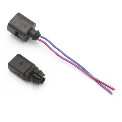 Ambient Air Temperature Sensor with 2-pin Connector Plug Wiring Harness Pigtail for Volkswagen / for Audi