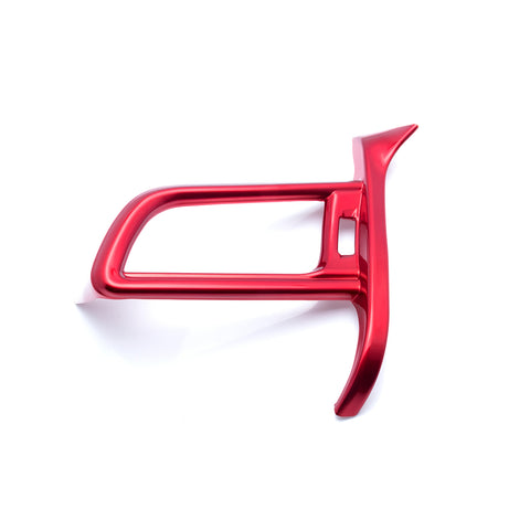 for Toyota Camry 2018-2019 Dashboard Left Side Air Vent AC Outlet Cover Frame Trim, Red Car Interior Decoration