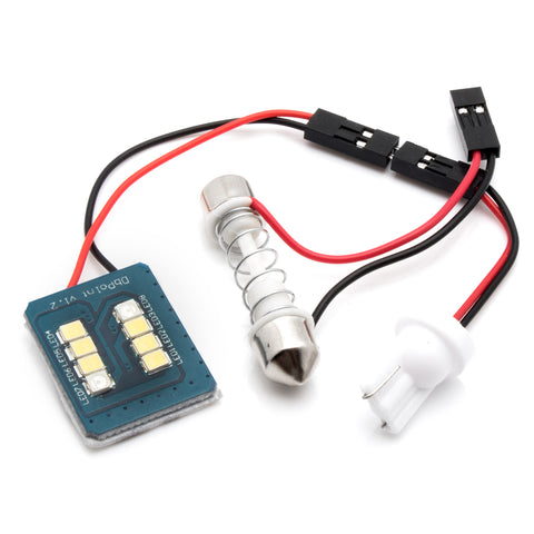 2pcs T10 168 W5W Super Bright 8-SMD LED Car Interior Map Reading Light Bulb Dome License Plate Cargo Lamp, Fading Blue to White