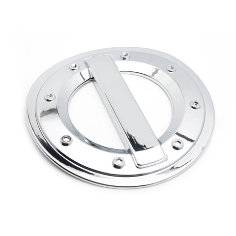 ABS Chrome Gas Tank Cap Cover Protector Oil Fuel Filler Cap Garnish Trim for Toyota RAV4 2013-2018