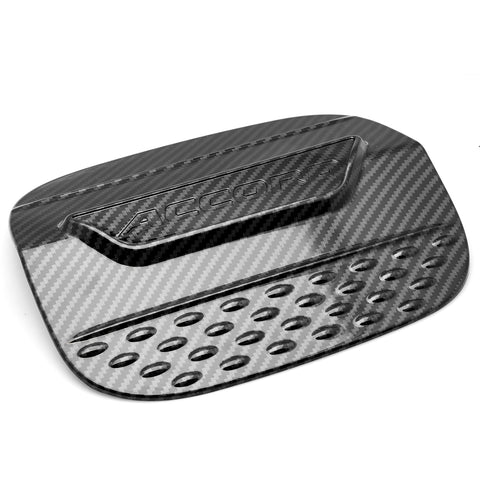 for Honda Accord 10th 2018 2019 Carbon Fiber Grain Fuel Tank Gas Cap Cover Oil Filler Cap Trim