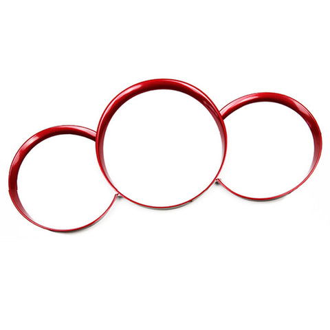 Dashboard Instrument Console Display Decor Ring for Porsche Macan 2014-2017 Red/ Blue/ Silver
