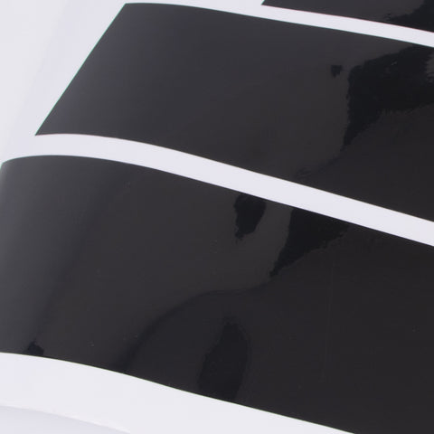 Glossy Black / Matte Black / Glossy Red Hood Spear Cowl Stripe Graphic Vinyl Decal Sticker for Ford F150 F-150 2015-2019