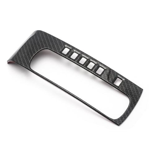 for Honda Civic 10th 2016-2019 Gear Shift Frame Cover Trim, ABS Carbon Fiber Car Center Console Control Gear Shift Box Panel Cover Molding