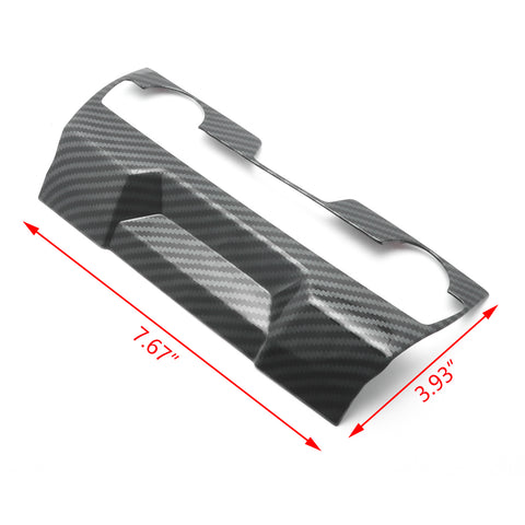 Carbon Fiber Style Center Console AC Switch Climate Control Panel Frame Molding Cover Trim for Honda Civic 2016 2017 2018 2019 2020
