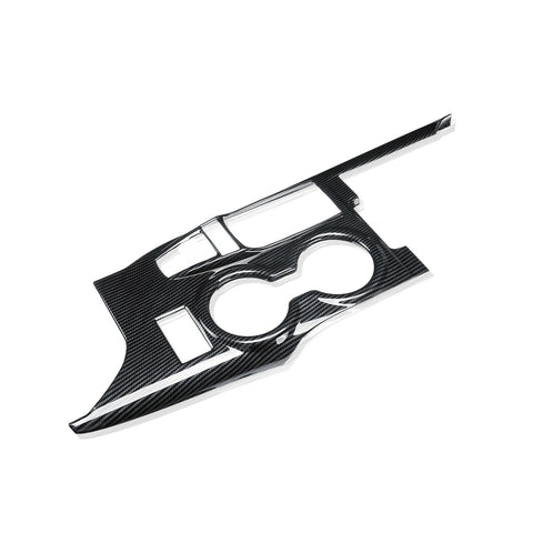 ABS Carbon Fiber / Red / Blue / Wood Gear Shift Frame Console Panel Trims Cover Cup Holder Decor Decal for Toyota Camry 2018-2024