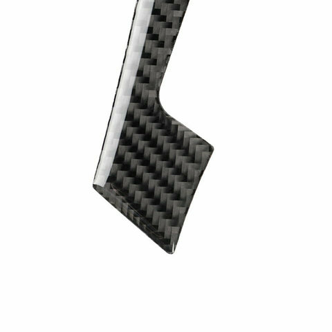 2pcs Carbon Fiber Style Car Interior Center Console Dashboard Cover Trim Molding Decoration for Infiniti Q50 Q60 2017-2022