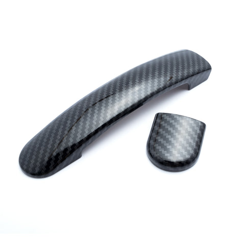 Sporty Carbon Fiber Style Car Side Door Handle Moulding Cover Trim for VW Jetta Tiguan MK6 2009-2016