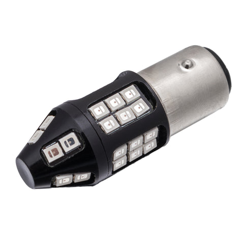 2pcs 1157 / 3157 / 7443 Red 40-SMD LED Flashing Strobe Brake Stop Tail Light Lamp