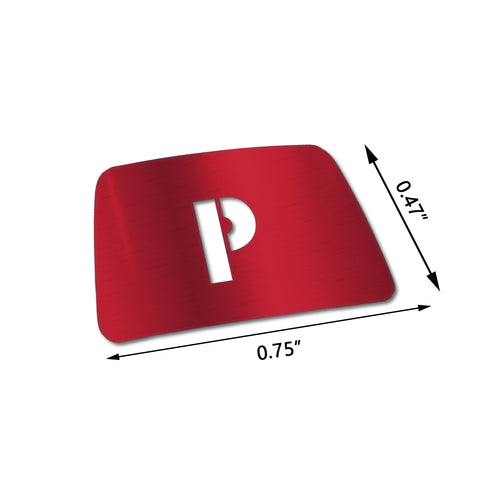 Red Gear Shift Knob Lever P Parking Shift Button Cover Frame Trim For BMW 1 2 3 4 5 7 Series X3 X5 X6 F01 F07 F10 F20 F23 F25 F30 F33 E70 E71 220i 430i 320i