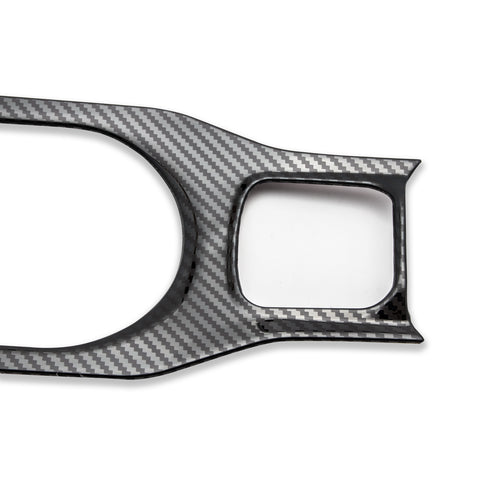 5pcs Carbon Fiber Pattern Stainless Steel Car Gear Shift Knob Console Panel Trims Cover Cup Holder Frame Cover for 2019 2020 2021 Toyota Corolla ((Regular Gasoline Version, Not fit Hybrid Version))