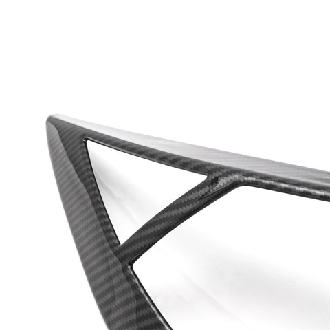 2pcs for Toyota RAV4 2019-2024ABS Carbon Fiber Headlight Front Head Lamp Frame Cover Molding