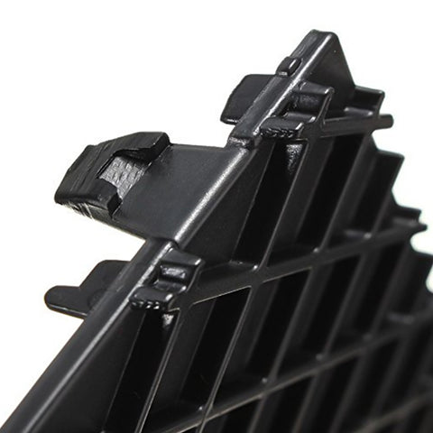 2pcs Front Bumper Cover Lower Mesh Grille Trim for BMW E60 E61 5 Series 2004-2010 M-sport Package Grille