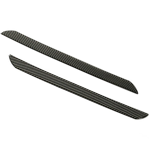 2 x 19.1" Carbon Fiber Car Door Scuff Protector Plate Sill Guard Panel Trim Cover Sticker