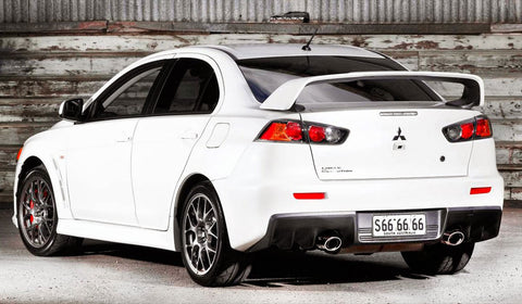 2x Smoked Lens Bumper Reflector LED Brake Stop Lights For Mitsubishi Lancer EVO X Outlander