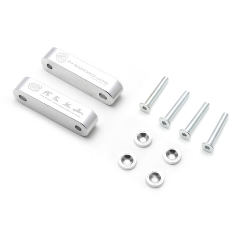 Red / Gold / Blue / Black / Neo / Silver Hood Spacer Riser Kit for Honda Civic Acura Integra, Aluminum Alloy Billet Car Hood Vent Spacer Riser Modification Set