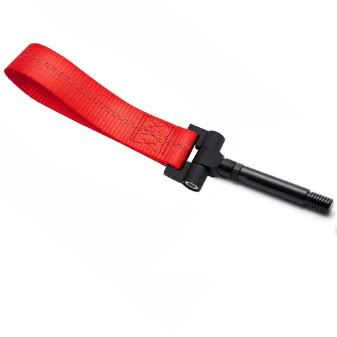 Blue / Black / Red JDM Style Tow Hole Adapter with Towing Strap for Nissan GT-R Infiniti Q50 Q60