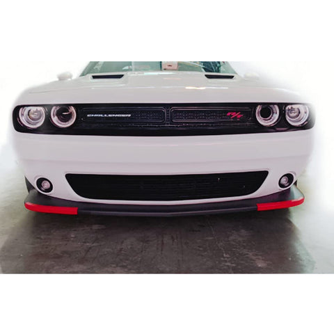 2X Red Bumper Corner Spoiler Cover Trim For Dodge Challenger RT SRT GT 2015-2021