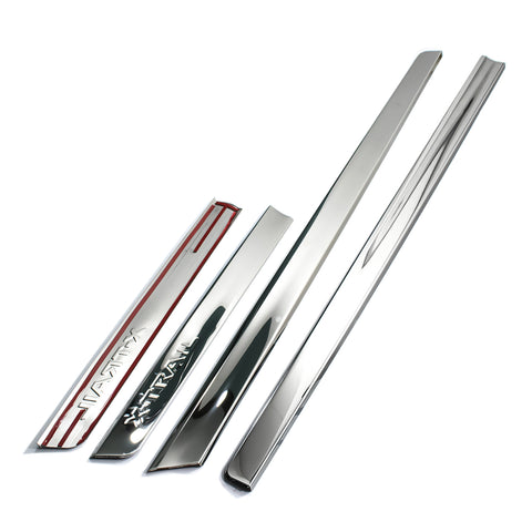 4pcs for Nissan Rogue X-trail 2014-2018 Chrome Stainless Steel Car Body Door Side Molding Trim Cover